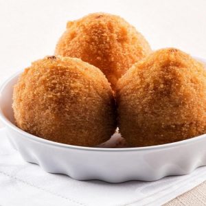 Arancino con riso giallo
