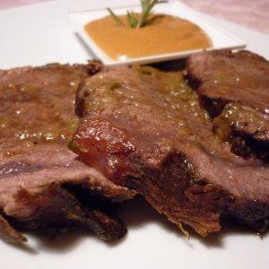 Brasato con polenta