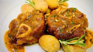 Ossobuco di vitello in gremolada