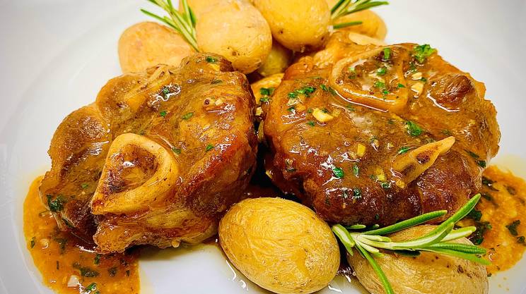 Ossobuco di vitello in gremolada