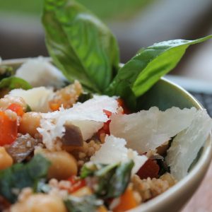 Cous cous integrale con verdure