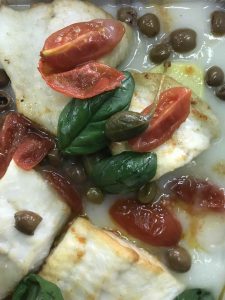 Branzino alla mediterranea